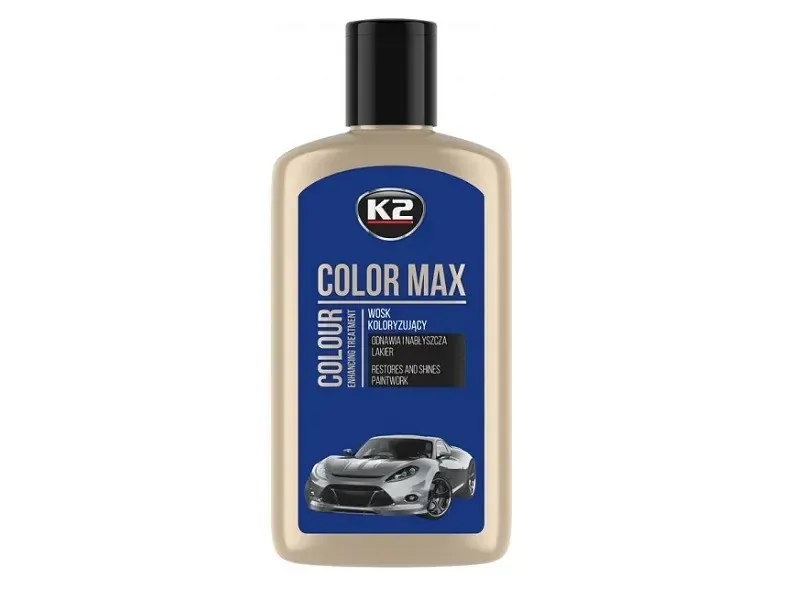 Pulēšanas vasks ar krāsas pigmentu K2 melns COLOR MAX 250ml.