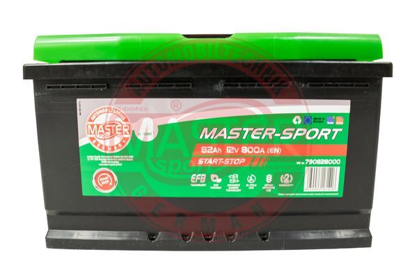 Akumulators MASTER-SPORT 790828000 Start-Stop 82Ah 800A