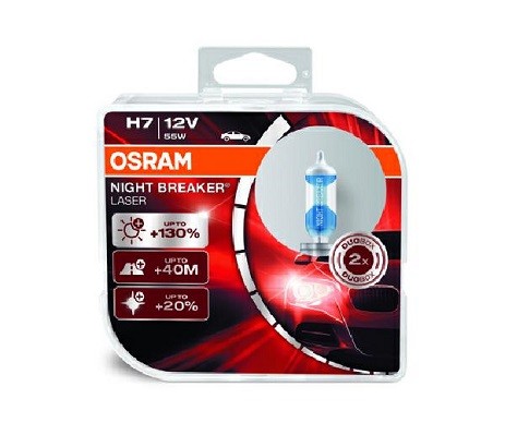 Лампа накаливания комплект OSRAM 64210NBL-HCB H7 55W 12V